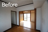 菊川市／脇屋リセット住宅寝室Before