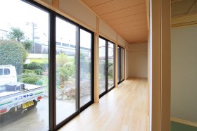 日向ぼっこができる広縁 日向ぼっこができる広縁