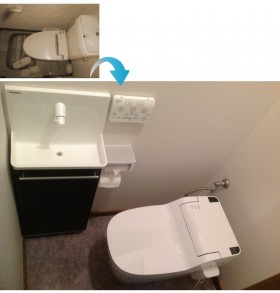 トイレBeforeAfer トイレBeforeAfer
