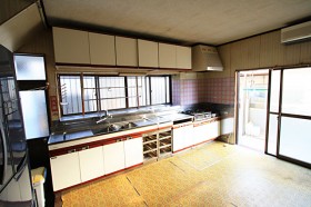 北側の台所 北側の台所