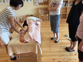 先生のお手本見学 先生のお手本見学