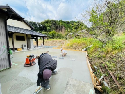 築96年 菊川市S様邸 左官工事 コンクリート打ち4 67263b621b4912918b30fe374e88e395