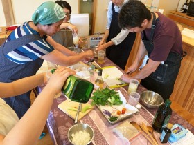 ハーブドレッシングづくり ハーブドレッシングづくり
