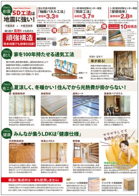 減築リノベチラシおもて 減築リノベチラシおもて