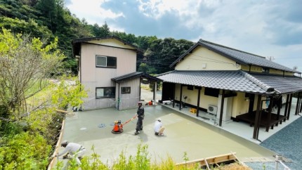 築96年 菊川市S様邸 左官工事 コンクリート打ち 7edc2ca6af5d26e70b5deecce5212b93