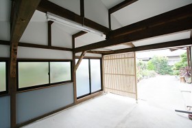 梁と漆喰 梁と漆喰