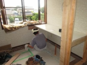 子ども部屋施工中 子ども部屋施工中