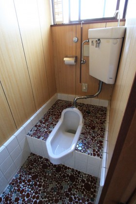負担のある和式トイレ