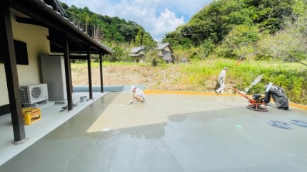 築96年 菊川市S様邸 左官工事 コンクリート打ち3 98a69ab910d5dd50114ec158fc69d6ce