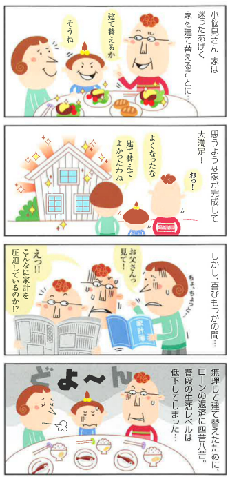 建て替えて失敗