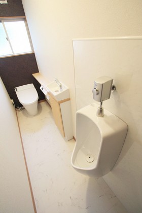 清潔な印象になったトイレ 清潔な印象になったトイレ