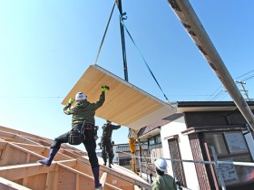 牧之原市新築木のひらや上棟