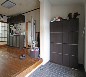 古民家再生玄関収納 古民家再生玄関収納