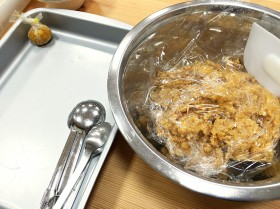 木育広場米麹味噌で味噌玉づくり 木育広場米麹味噌で味噌玉づくり