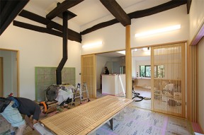 牧之原市／漆喰で仕上げたリフォーム