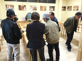 増田さんの寄せ木展示会 増田さんの寄せ木展示会