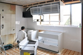 新しいキッチン設置 新しいキッチン設置