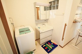 室内に洗濯機置き場設置 室内に洗濯機置き場設置