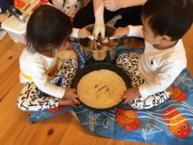 木育広場の無添加お味噌作り